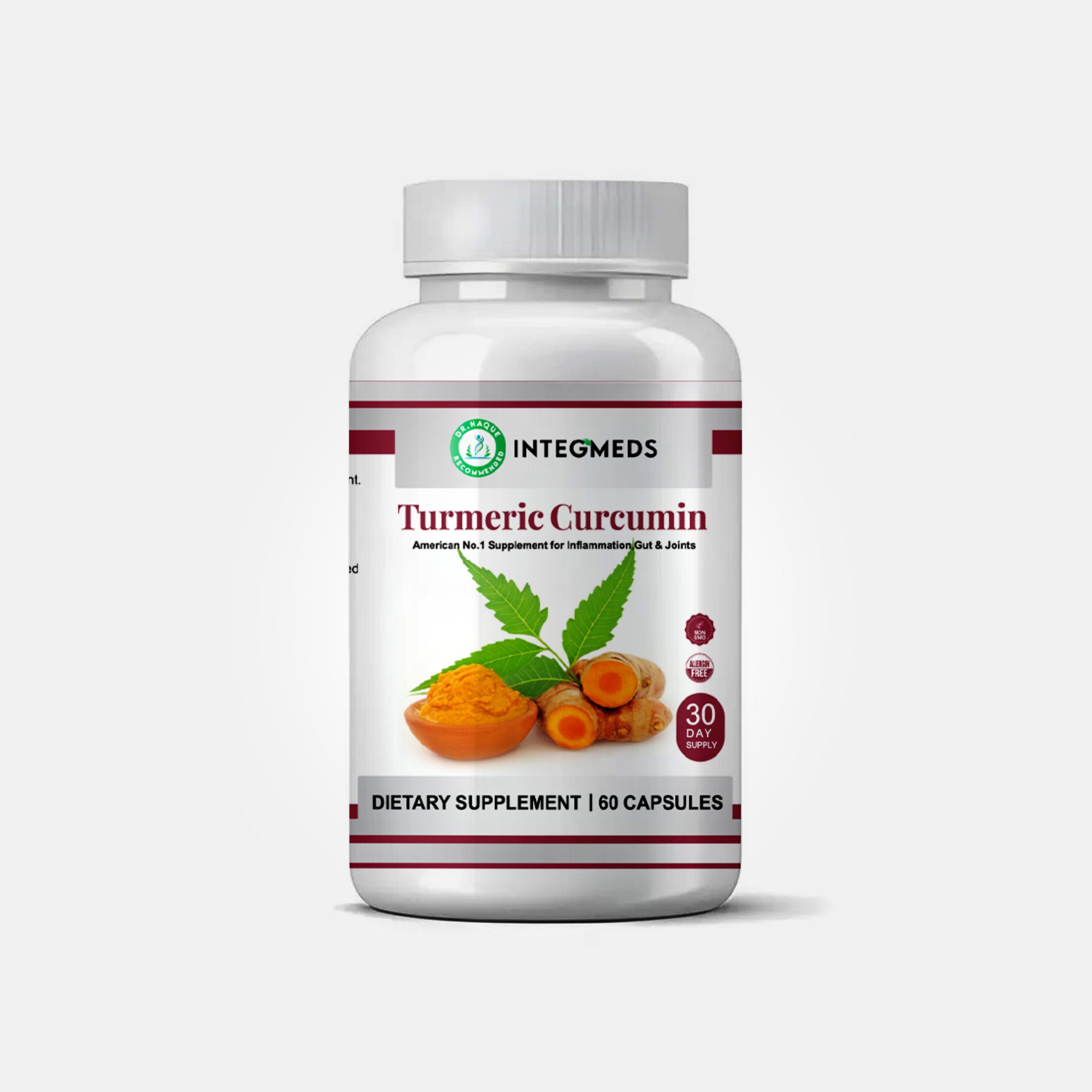 Turmeric Curcumin 60 Capsules (Turmeric Plus)