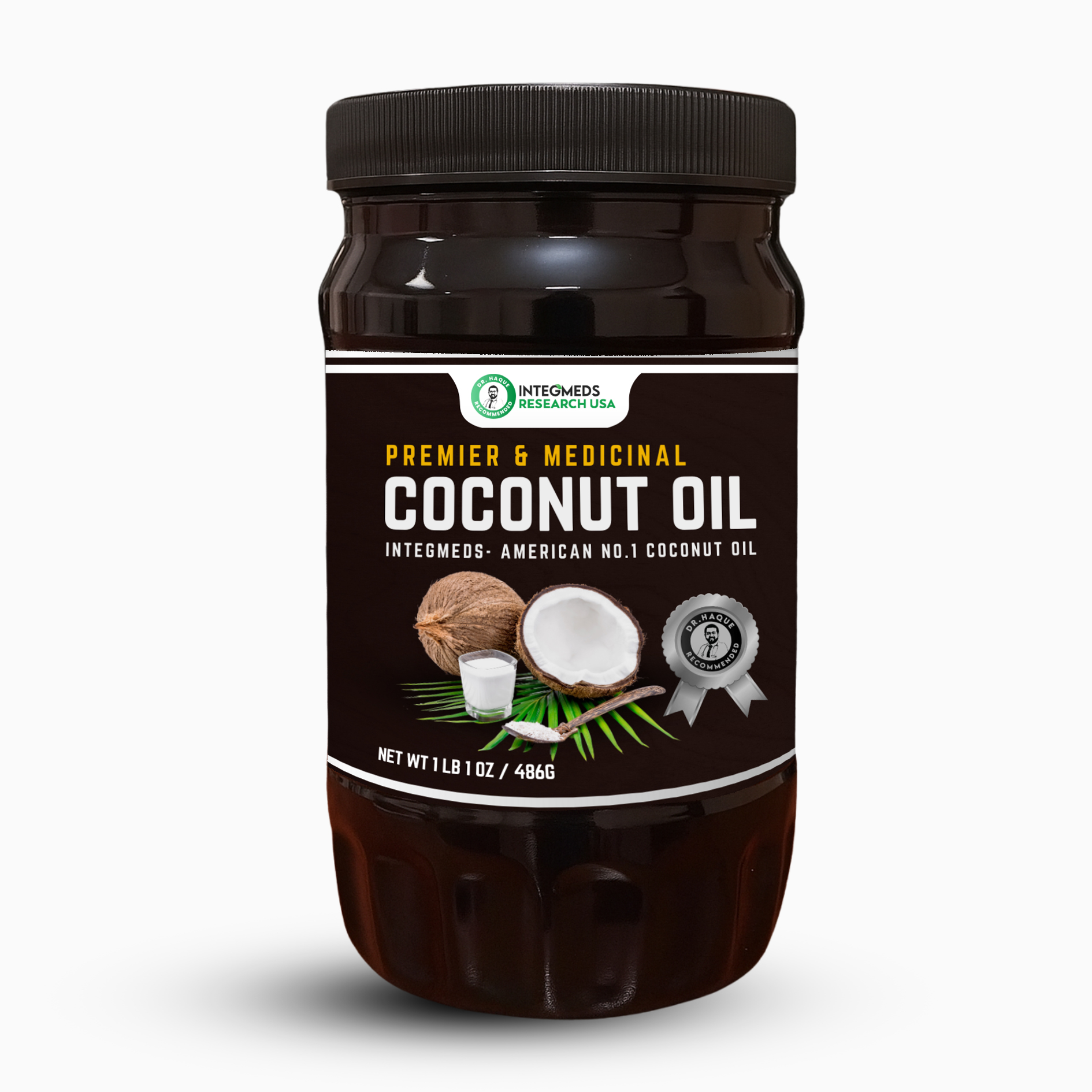 Organic Coconut Oil Centrifugal & Medicinal 486 G