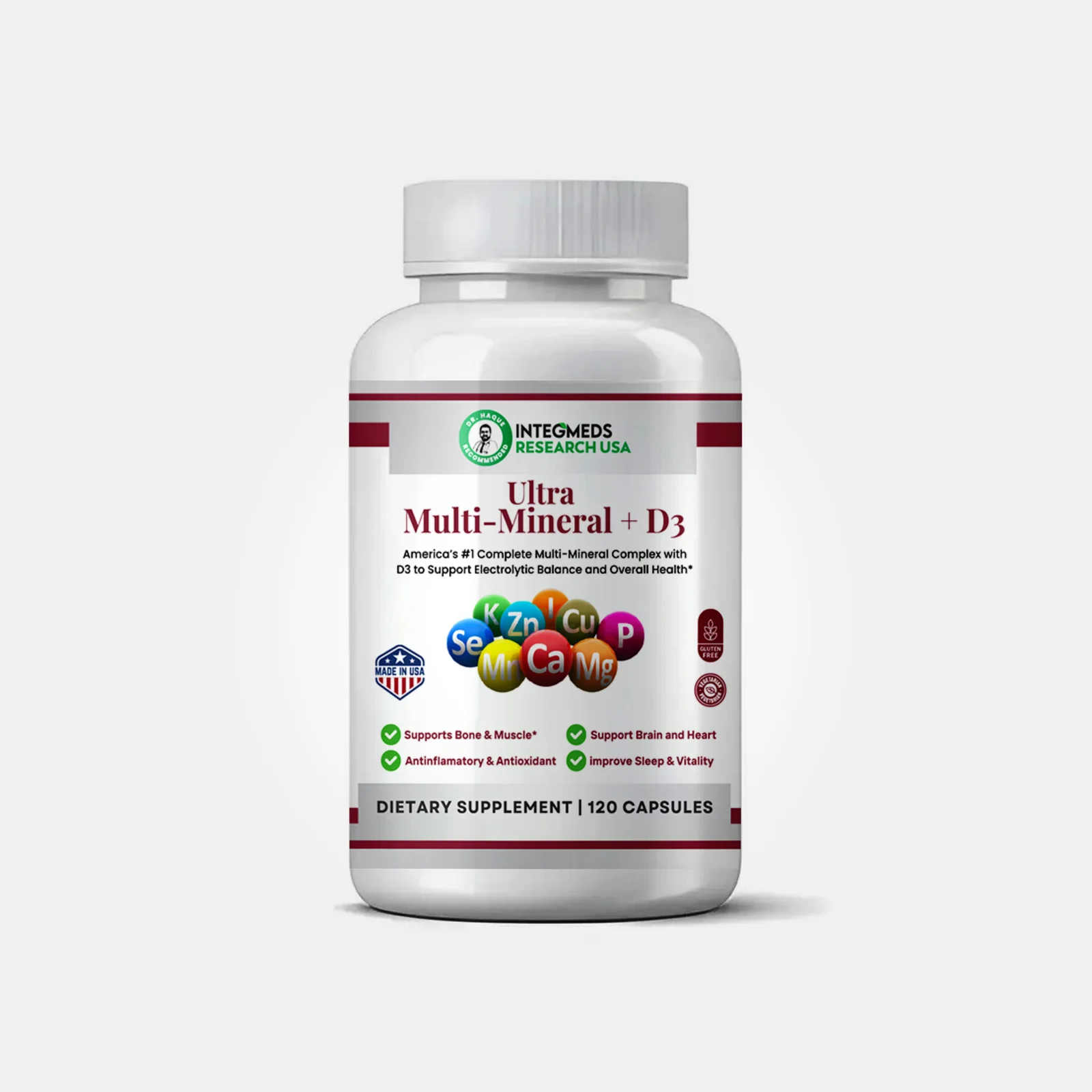 INTEGMEDS Ultra Multi-Mineral + D3 120 Cap